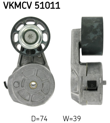 SKF VKMCV 51011 Rullo tenditore, Cinghia Poly-V